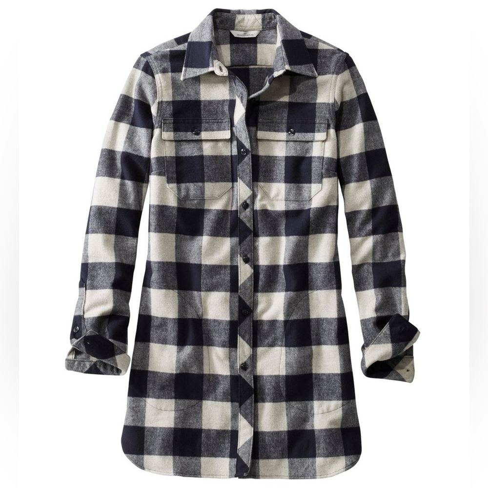 Flannel Checkered Shirt-Jacket